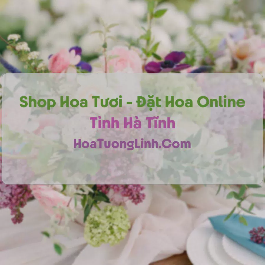 Shop Hoa Tươi Tại Hà Tĩnh - Điện Hoa Tận Nơi