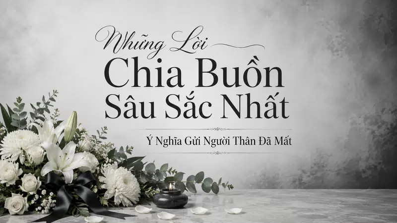 Những Lời Chia Buồn Sâu Sắc Nhất, Ý Nghĩa Gửi Người Thân Đã Mất