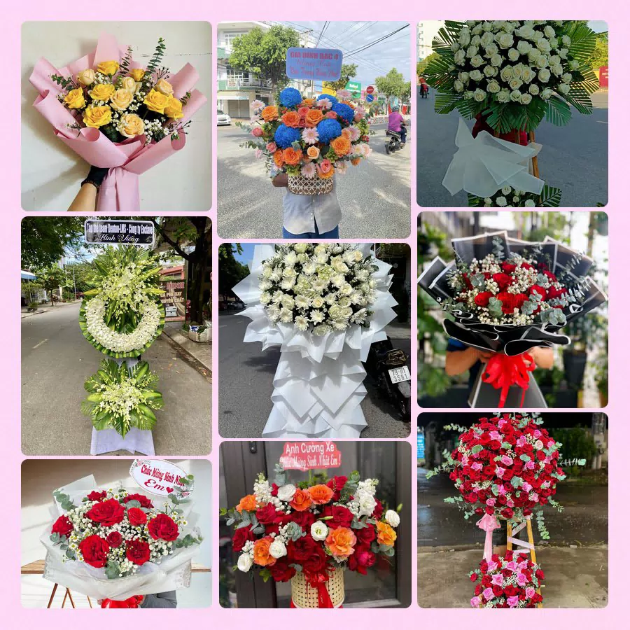Mẫu hoa tươi đẹp tại Bắc Giang do Hoa Tường Linh thực hiện
