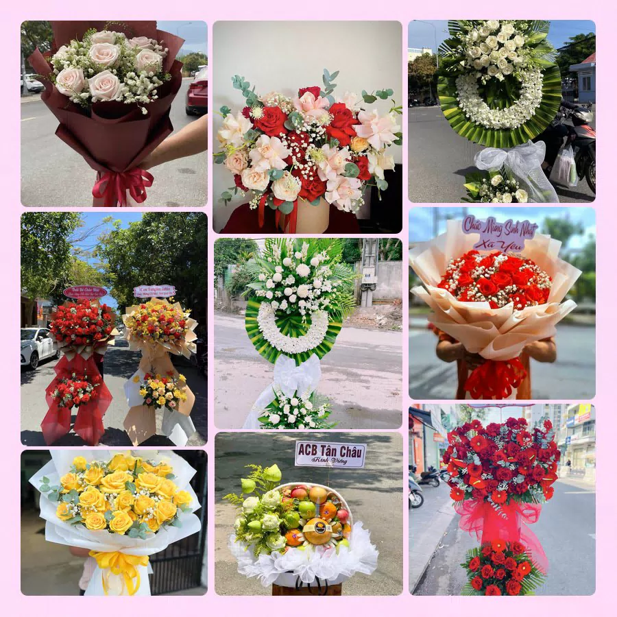 Mẫu hoa tươi đẹp tại Bắc Kạn - hoa chúc mừng, khai trương, chia buồn