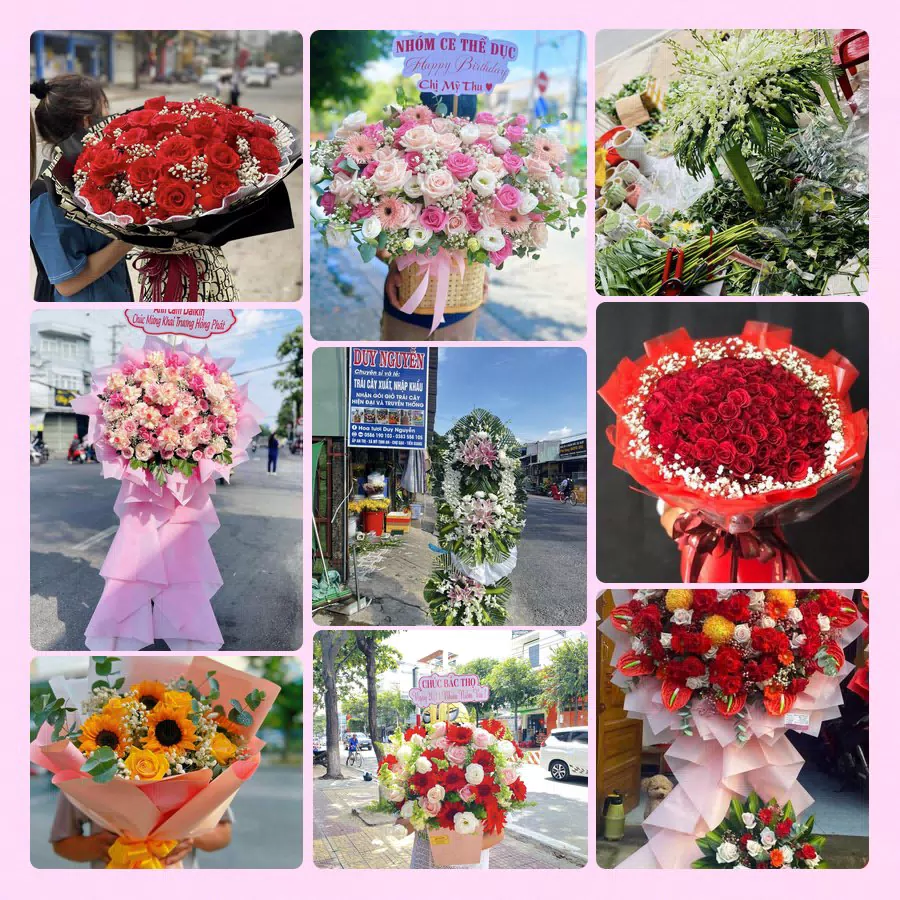 Mẫu hoa tươi đẹp tại Bình Dương do Hoa Tường Linh thực hiện