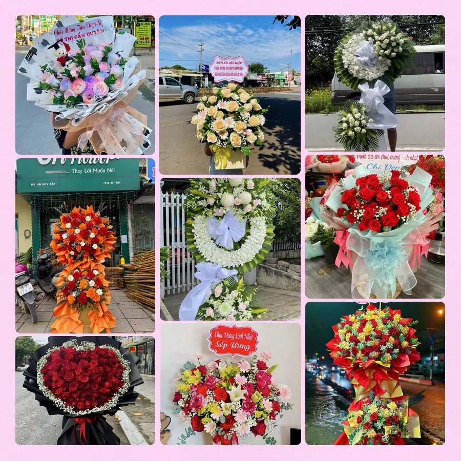 Mẫu hoa tươi đẹp tại Bình Phước do Hoa Tường Linh thực hiện