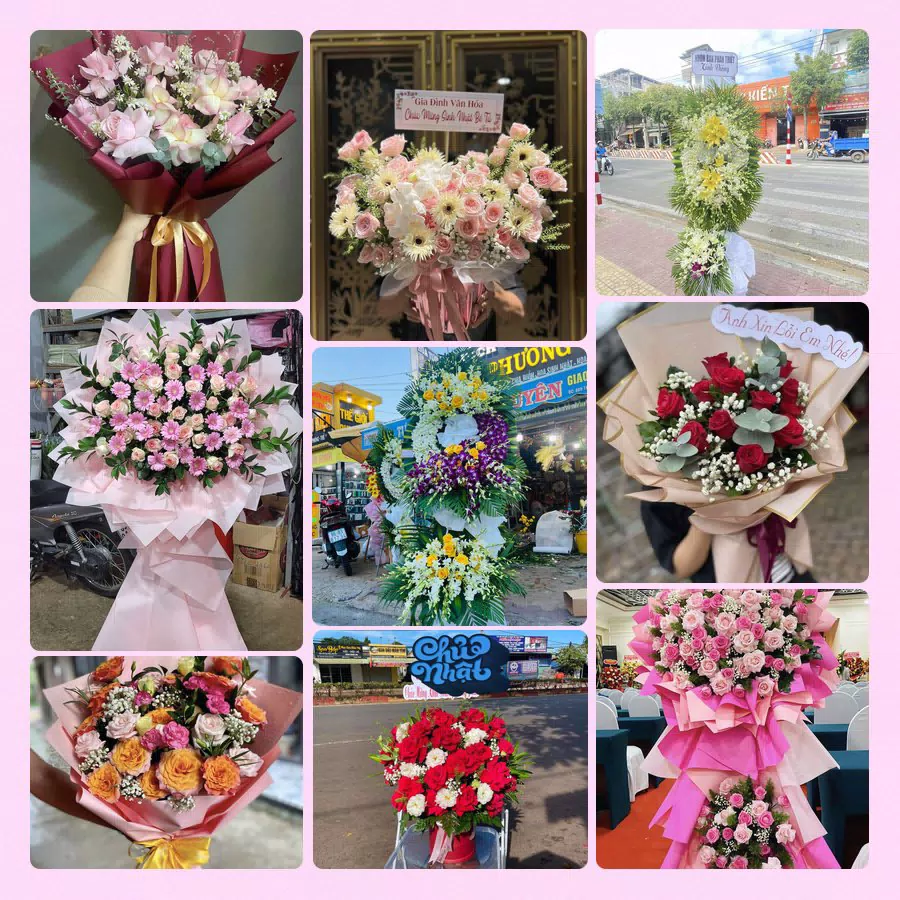 Mẫu hoa tươi đẹp tại Cà Mau do Hoa Tường Linh thực hiện