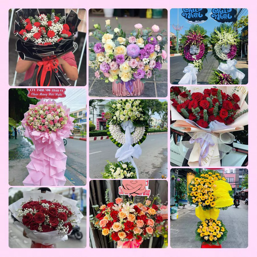 Mẫu hoa tươi đẹp tại Cần Thơ do Hoa Tường Linh thực hiện