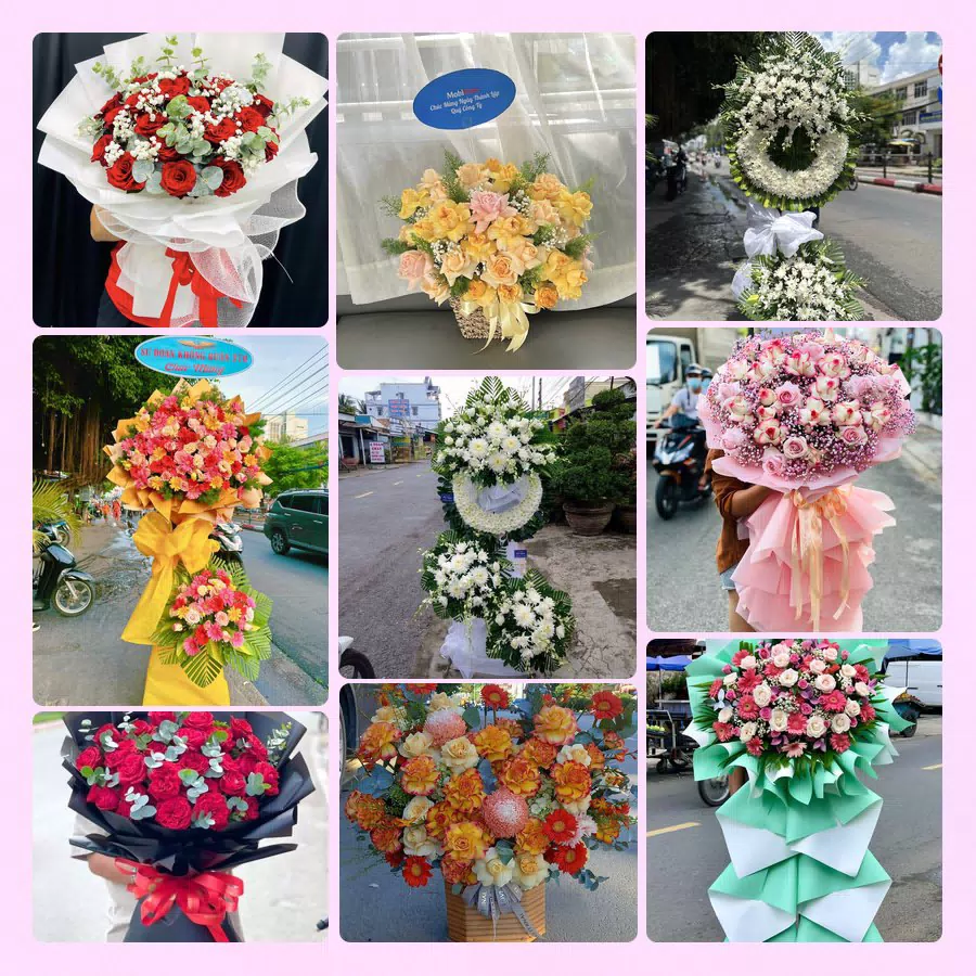 Mẫu hoa tươi đẹp tại Đà Nẵng do Hoa Tường Linh thực hiện