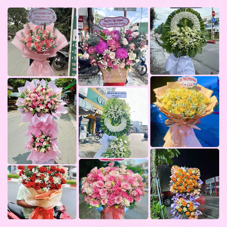 Mẫu hoa tươi đẹp tại Đắk Lắk do Hoa Tường Linh thực hiện