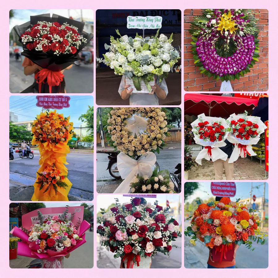 Mẫu hoa tươi đẹp tại Gia Lai do Hoa Tường Linh thực hiện