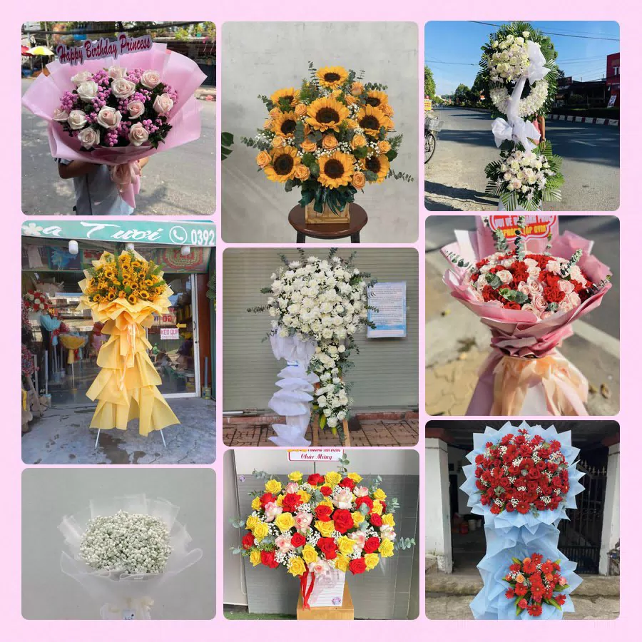 Mẫu hoa tươi đẹp tại Hải Dương do Hoa Tường Linh thực hiện