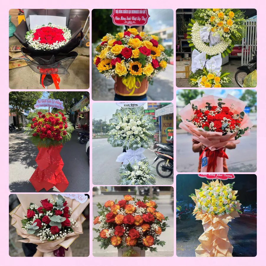 Mẫu hoa tươi đẹp tại Hậu Giang do Hoa Tường Linh thực hiện