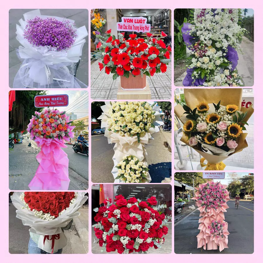 Mẫu hoa tươi đẹp tại Hồ Chí Minh do Hoa Tường Linh thực hiện