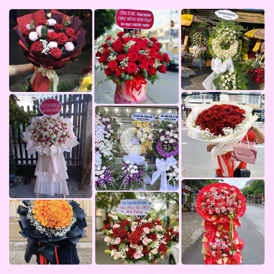 Mẫu hoa tươi đẹp tại Hoà Bình do Hoa Tường Linh thực hiện
