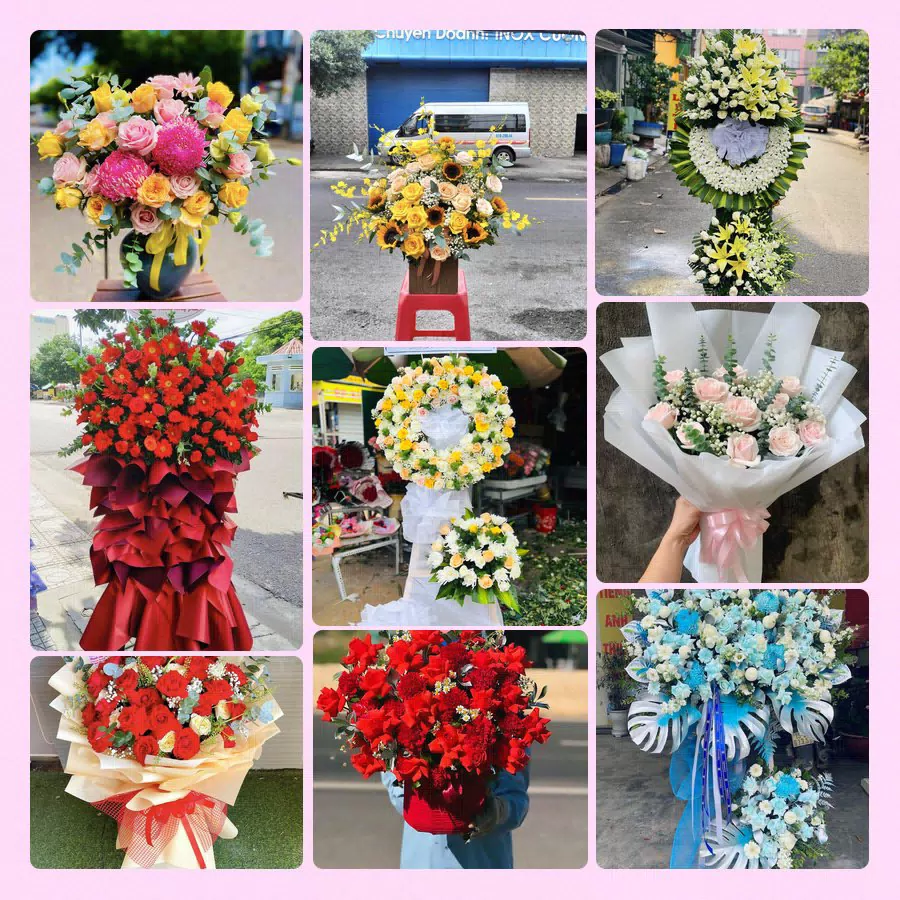 Mẫu hoa tươi đẹp tại Kiên Giang do Hoa Tường Linh thực hiện