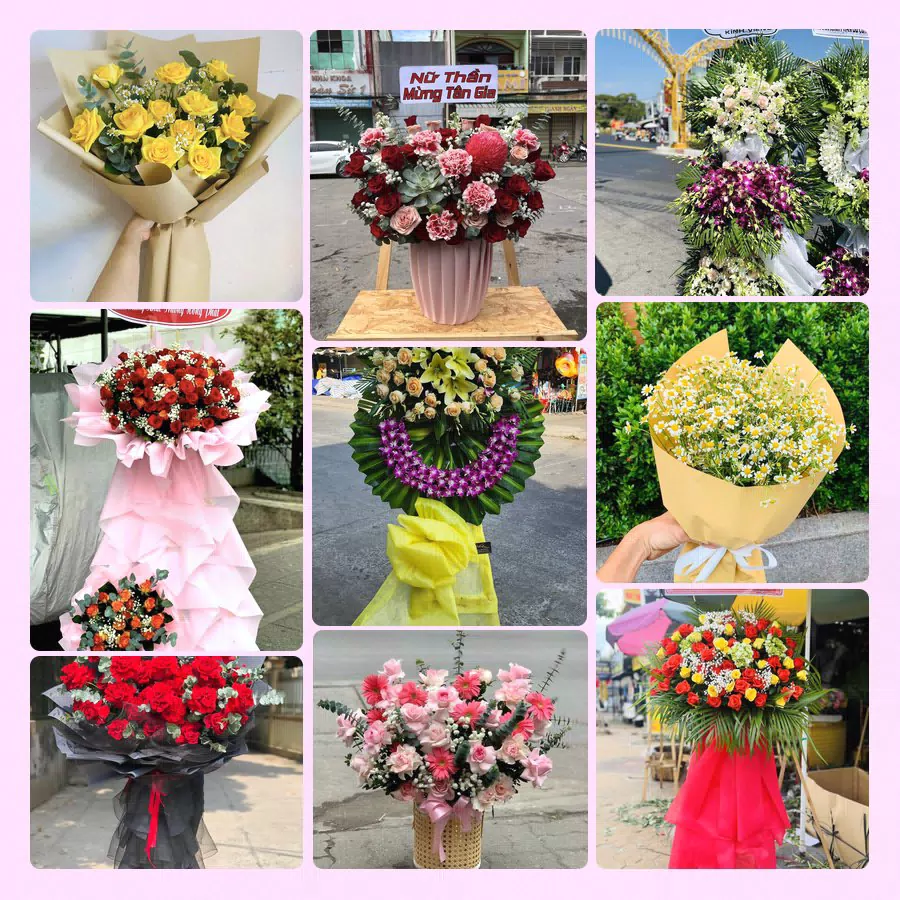 Mẫu hoa tươi đẹp tại Lạng Sơn do Hoa Tường Linh thực hiện