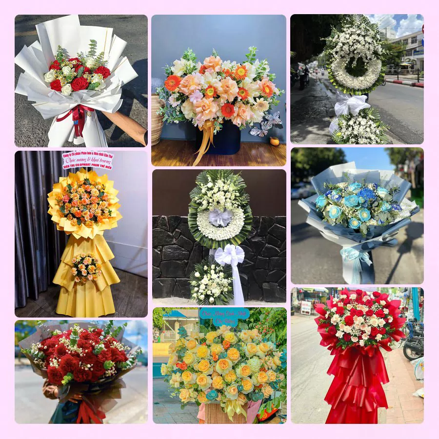 Mẫu hoa tươi đẹp tại Lào Cai - hoa chúc mừng, khai trương, chia buồn