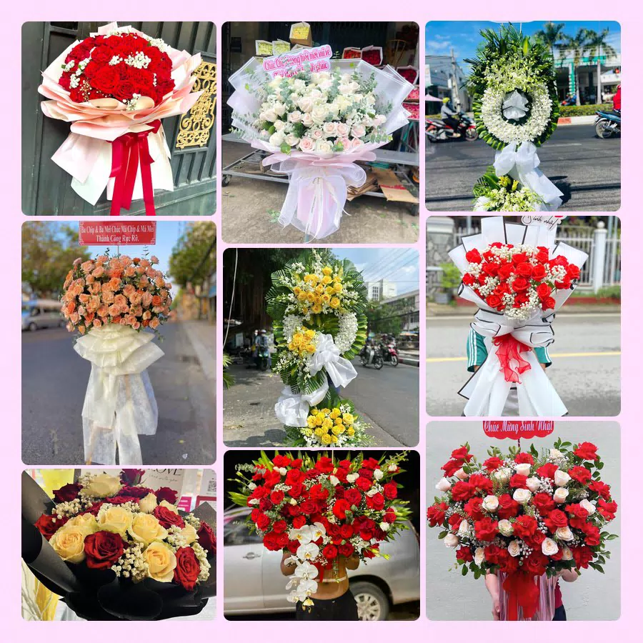 Mẫu hoa tươi đẹp tại Nam Định do Hoa Tường Linh thực hiện