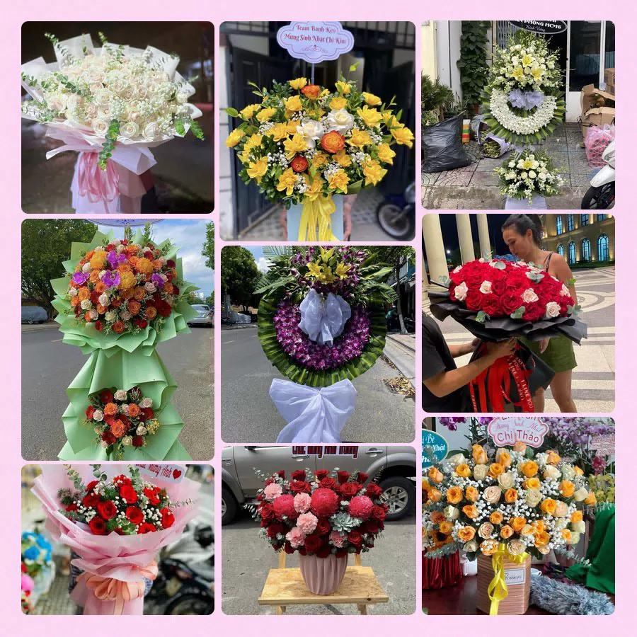 Mẫu hoa tươi đẹp tại Ninh Bình do Hoa Tường Linh thực hiện