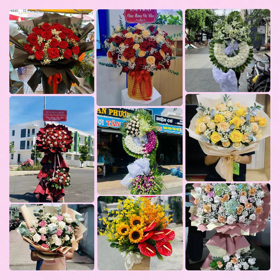 Mẫu hoa tươi đẹp tại Ninh Thuận do Hoa Tường Linh thực hiện