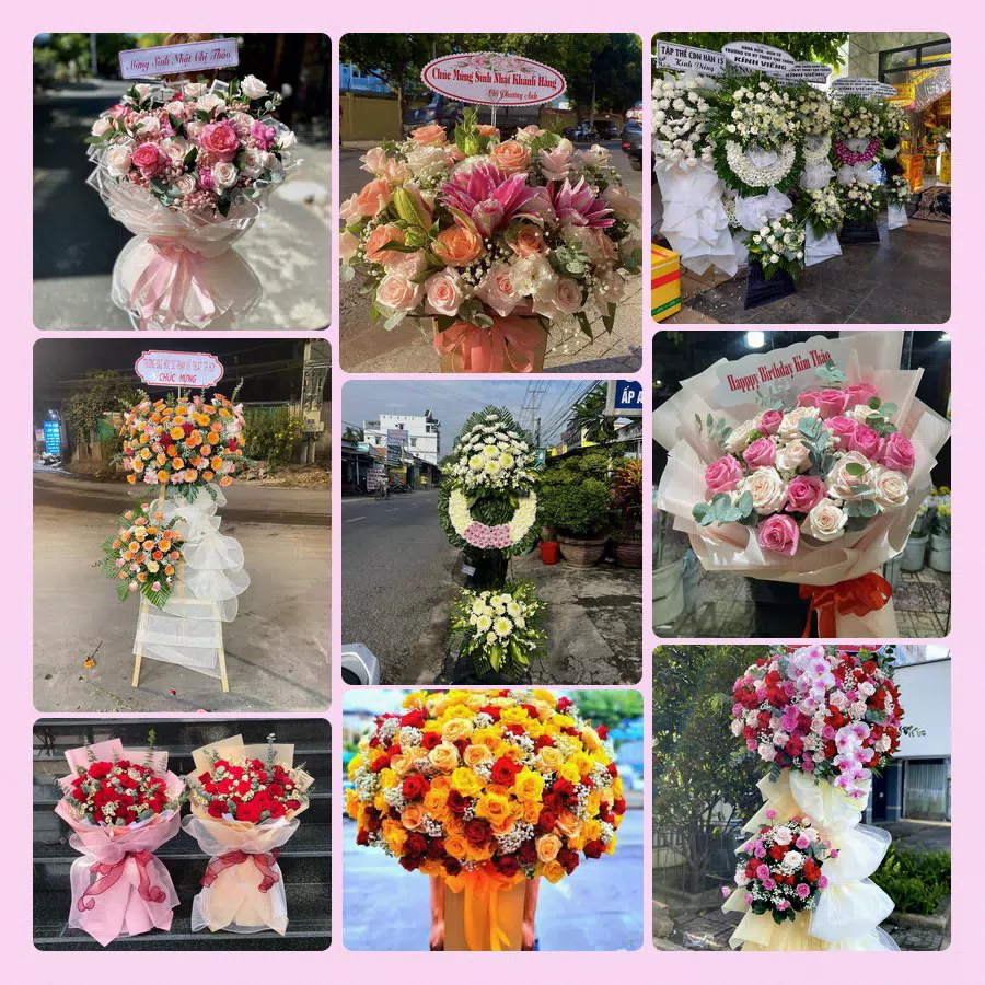 Mẫu hoa tươi đẹp tại Quảng Bình do Hoa Tường Linh thực hiện