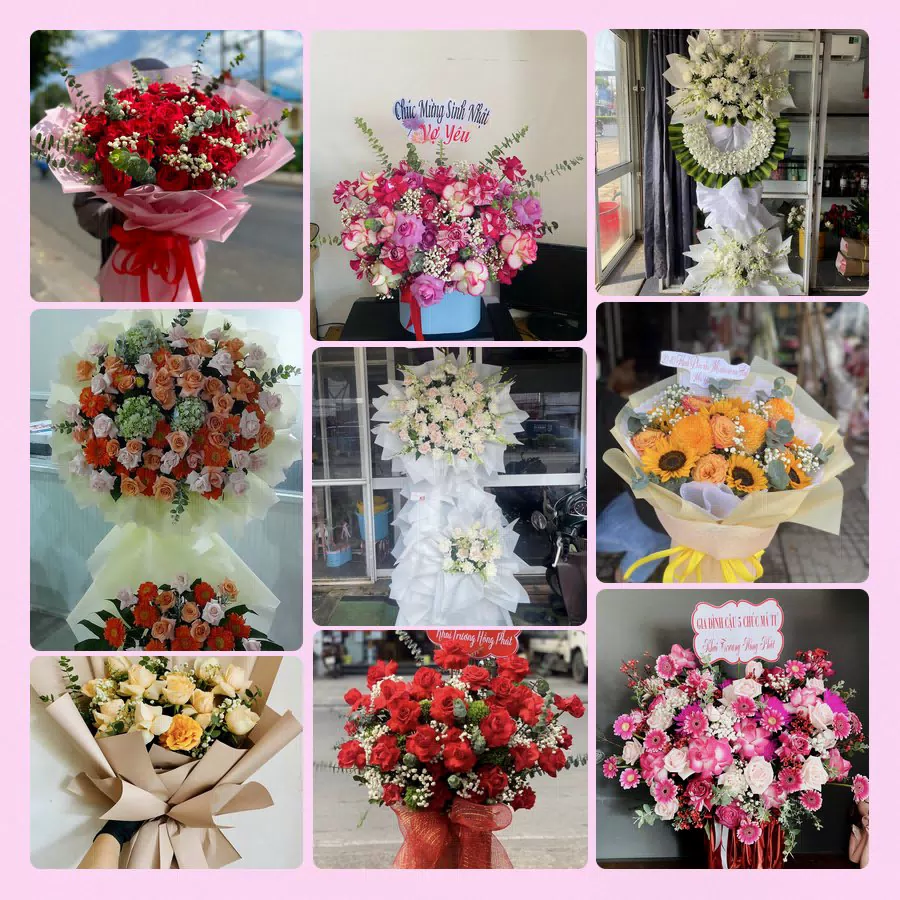 Mẫu hoa tươi đẹp tại Quảng Ngãi do Hoa Tường Linh thực hiện