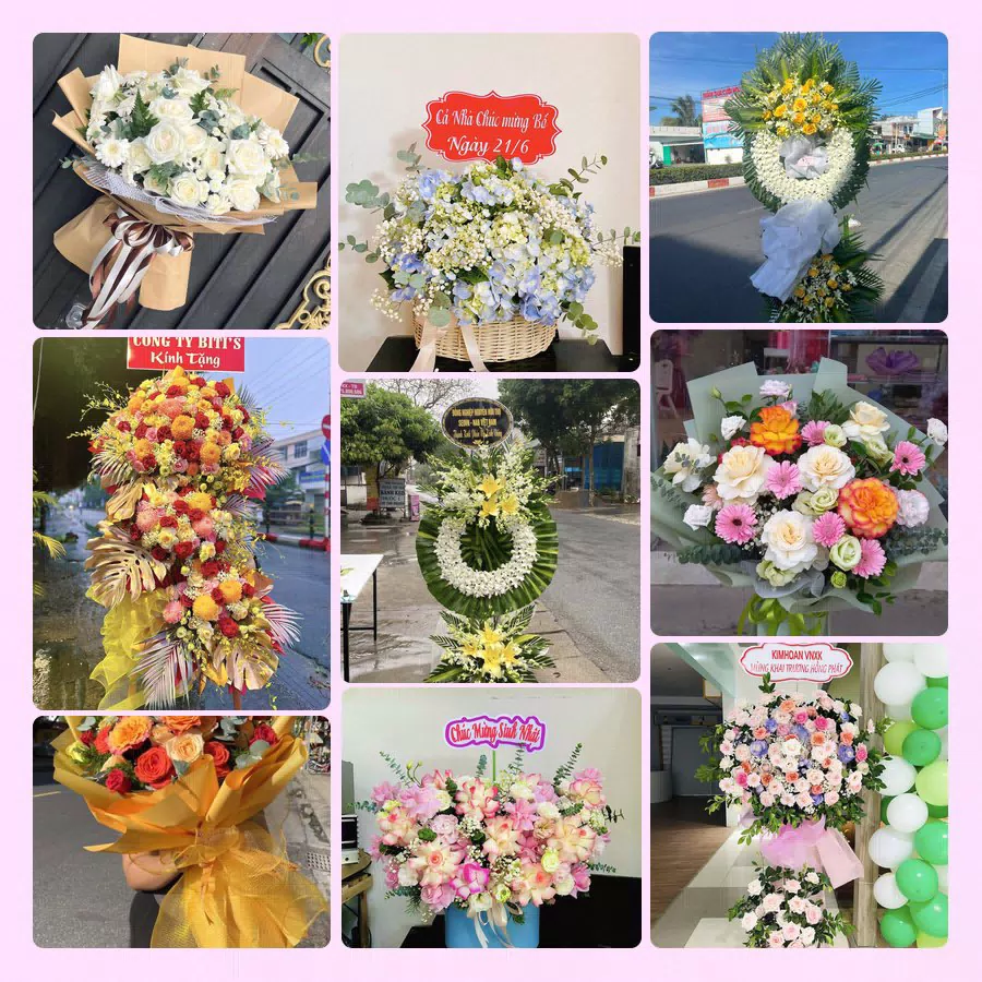 Mẫu hoa tươi đẹp tại Quảng Trị do Hoa Tường Linh thực hiện