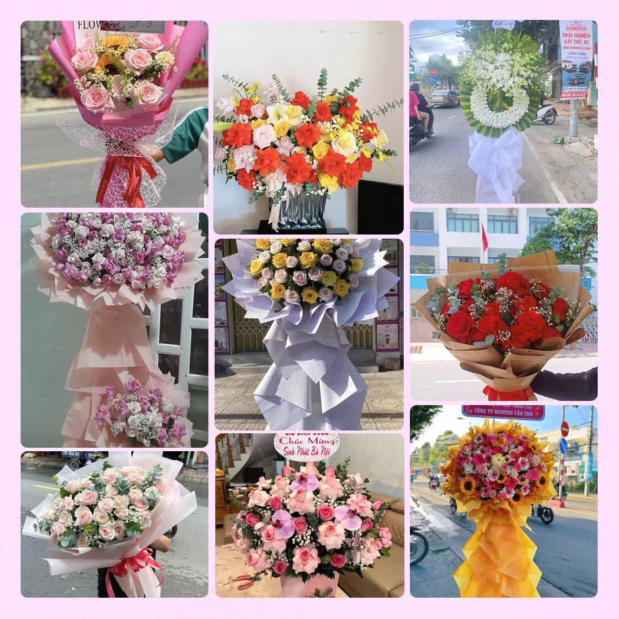 Mẫu hoa tươi đẹp tại Thái Nguyên do Hoa Tường Linh thực hiện