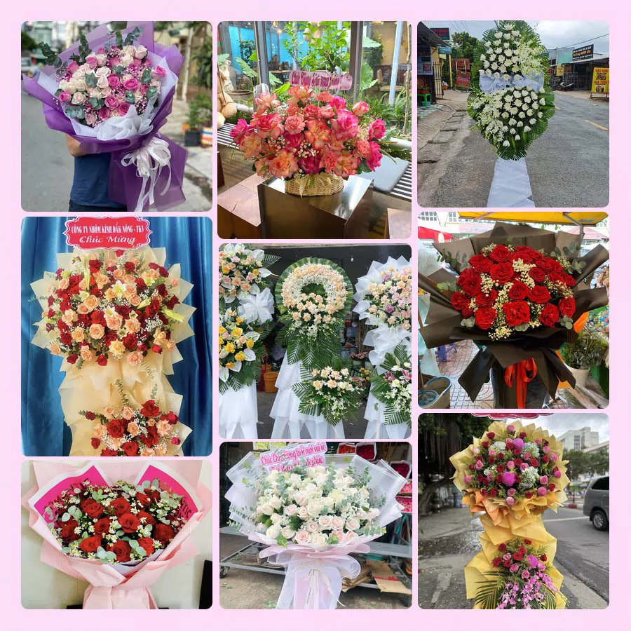 Mẫu hoa tươi đẹp tại Vĩnh Phúc do Hoa Tường Linh thực hiện
