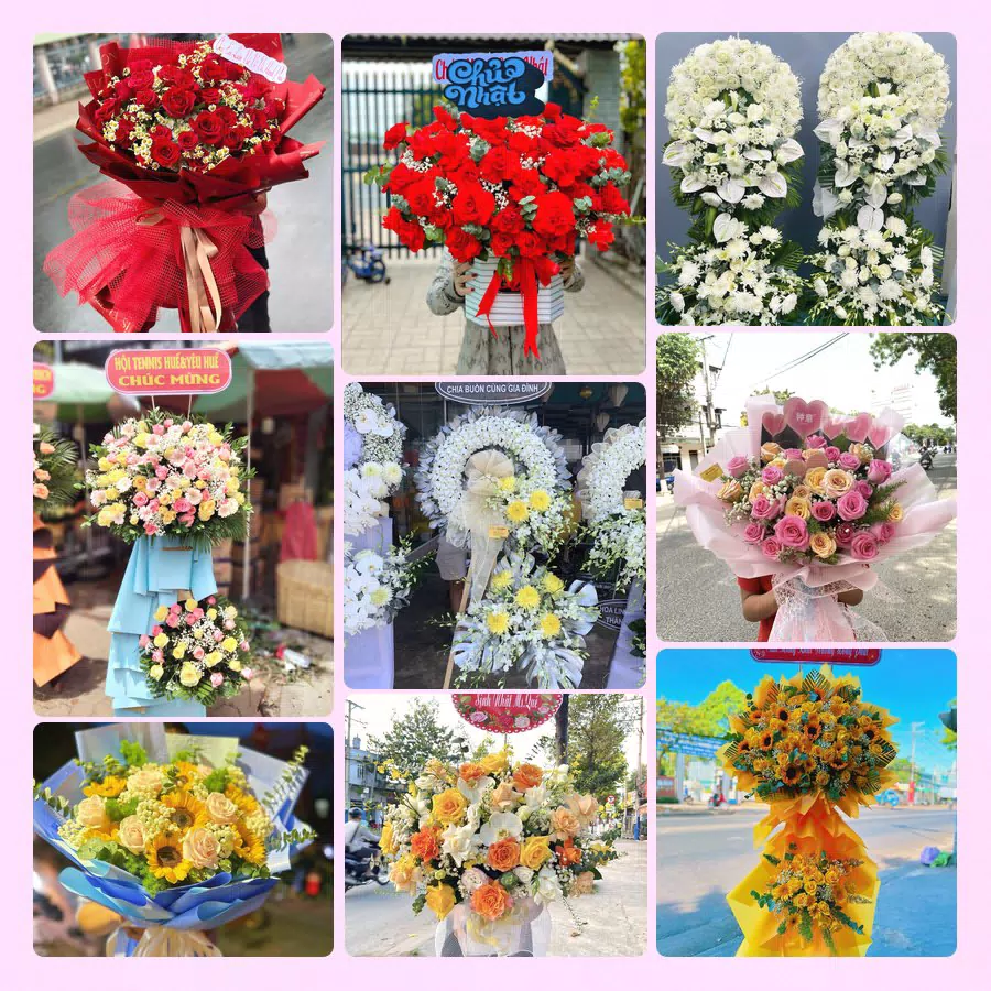 Mẫu hoa tươi đẹp tại Yên Bái - hoa chúc mừng, khai trương, chia buồn