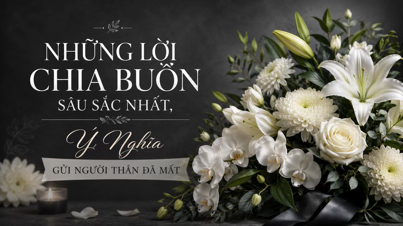 Những Lời Chia Buồn Sâu Sắc Nhất, Ý Nghĩa Gửi Người Thân Đã Mất