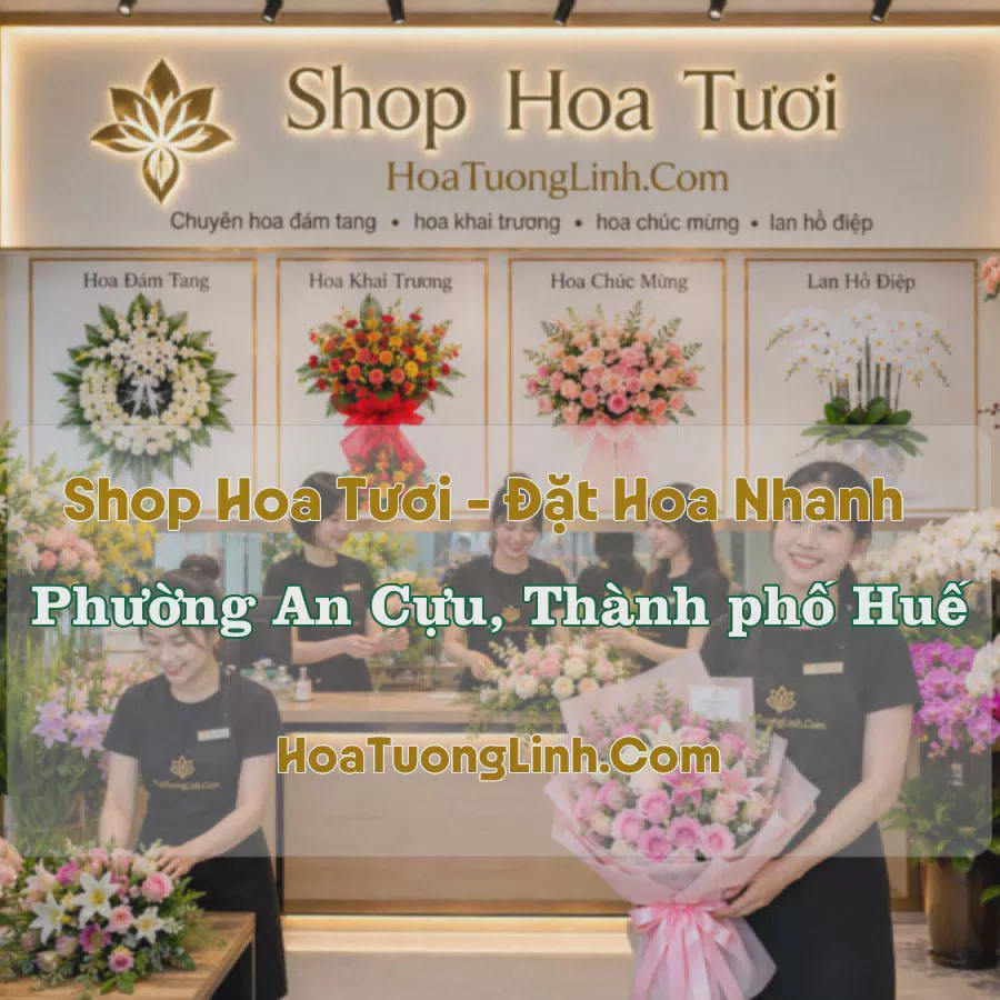 Đặt Hoa Online Phường An Cựu, Huế - Tư Vấn Theo Yêu Cầu