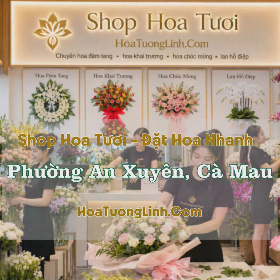 Giao Hoa Tươi Phường An Xuyên, Cà Mau - Liên Hệ Chọn Mẫu