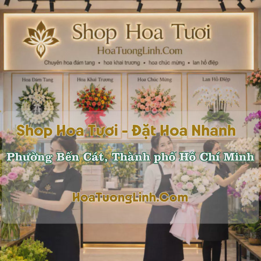 Giao Hoa Tươi Phường Bến Cát, TP.HCM - Liên Hệ Chọn Mẫu