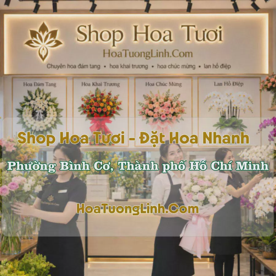 Shop Hoa Tươi Phường Bình Cơ, TP.HCM - Giao Tận Nơi