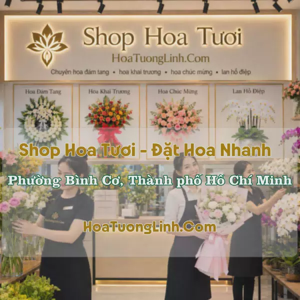 Shop Hoa Tươi Phường Bình Cơ, TP.HCM - Giao Tận Nơi