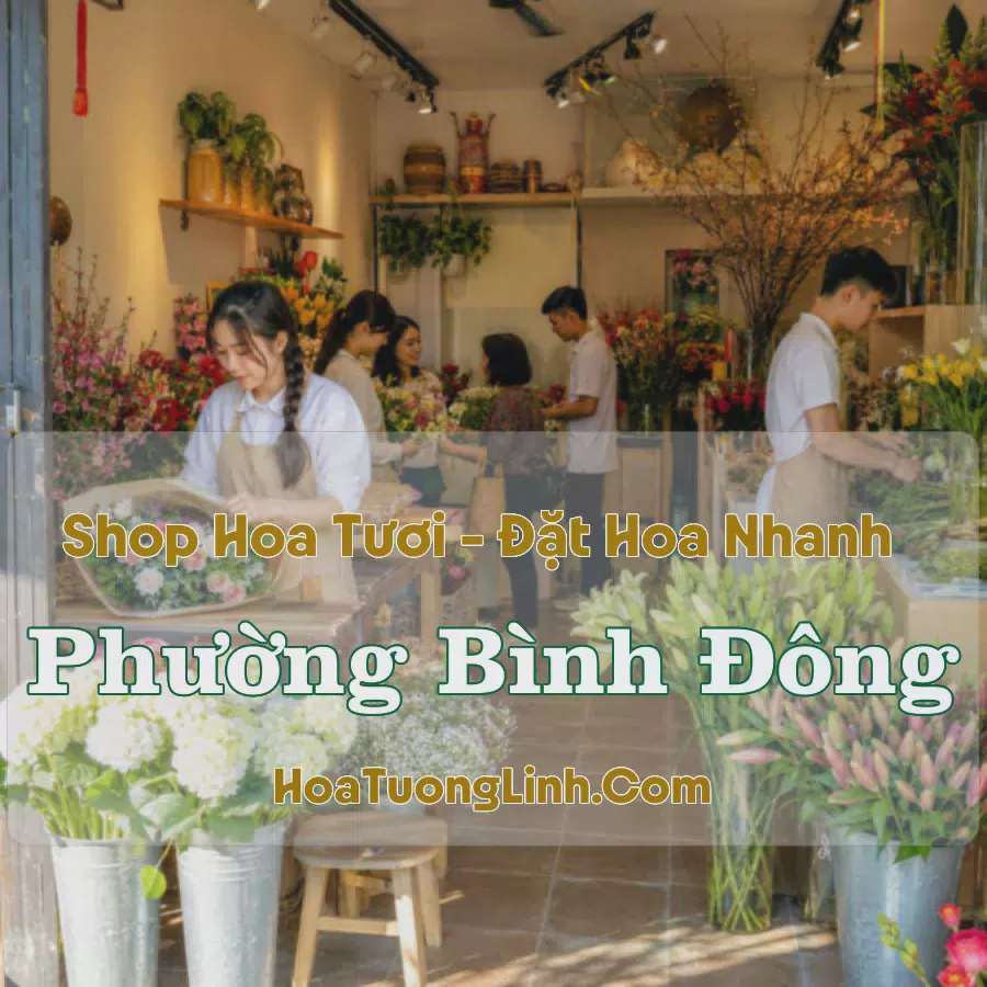 Shop Hoa Tươi Phường Bình Đông - TP.HCM