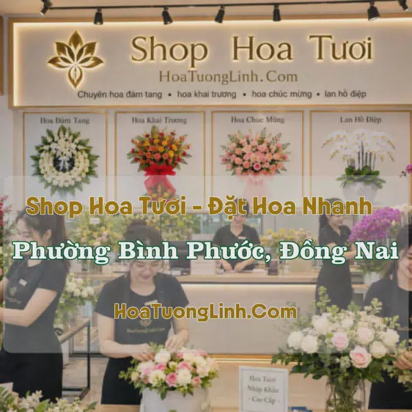 Cửa Hàng Hoa Tươi Phường Bình Phước, Đồng Nai - Nhiều Mẫu Đẹp