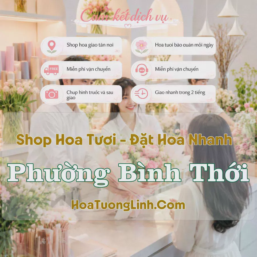 Shop Hoa Tươi Phường Bình Thới - Hồ Chí Minh