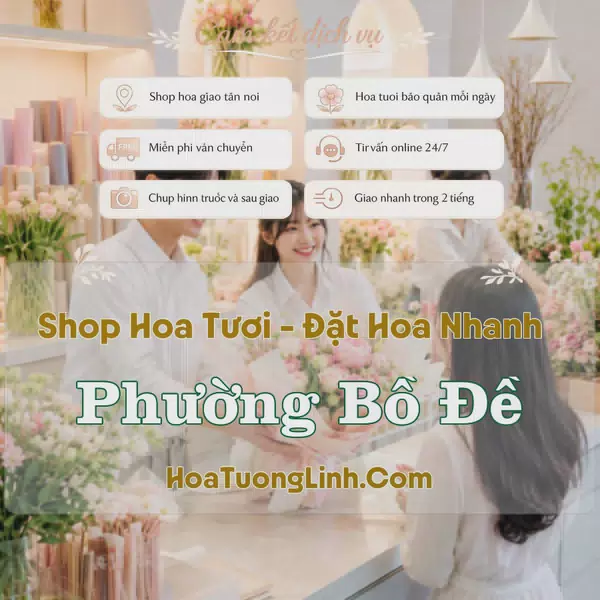 Shop Hoa Tươi Phường Bồ Đề - Hà Nội