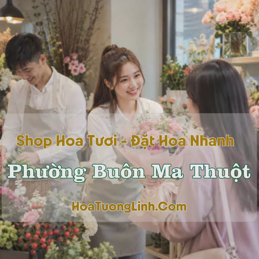 Tiệm Hoa Tươi Phường Buôn Ma Thuột, Đắk Lắk - Đặt Hoa Online