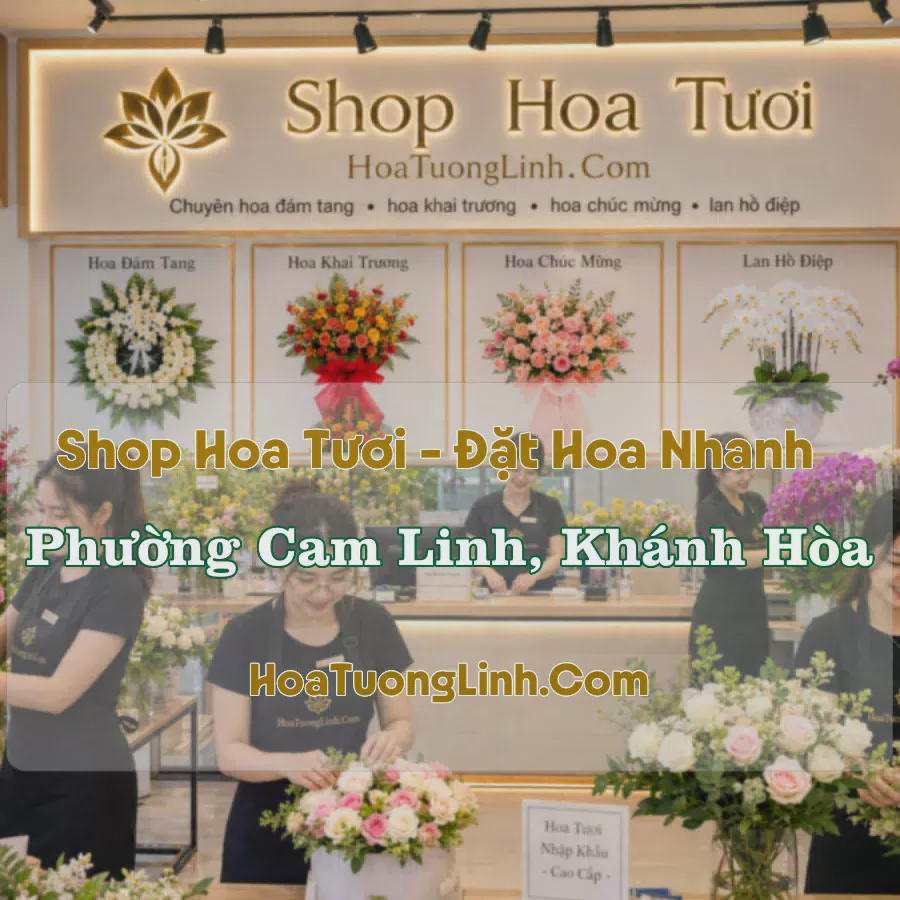 Giao Hoa Tươi Phường Cam Linh, Khánh Hòa - Liên Hệ Chọn Mẫu