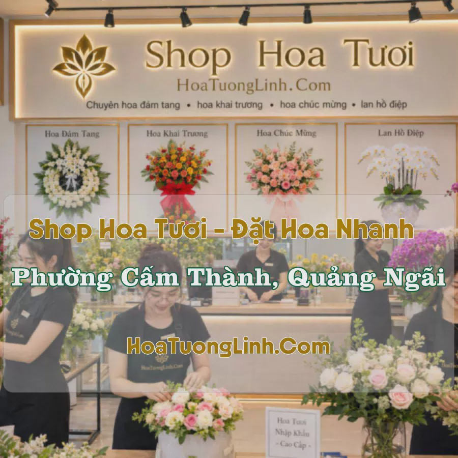 Shop Hoa Tươi Phường Cẩm Thành, Quảng Ngãi - Giao Tận Nơi