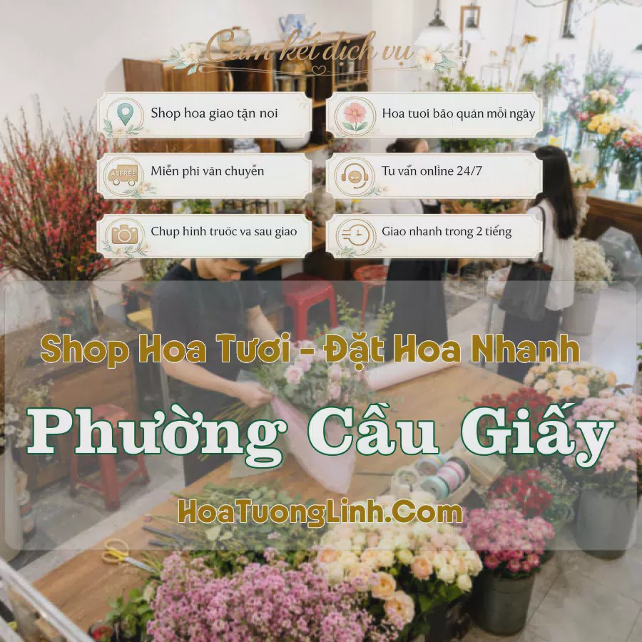 Shop Hoa Tươi Phường Cầu Giấy - Hà Nội