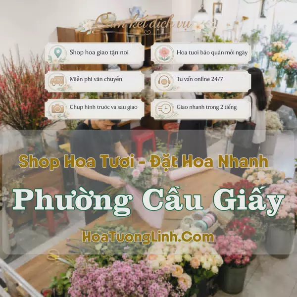 Shop Hoa Tươi Phường Cầu Giấy - Hà Nội