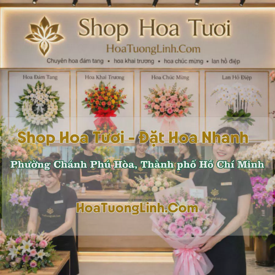Cửa Hàng Hoa Tươi Phường Chánh Phú Hòa, TP.HCM - Tư Vấn Chọn Mẫu