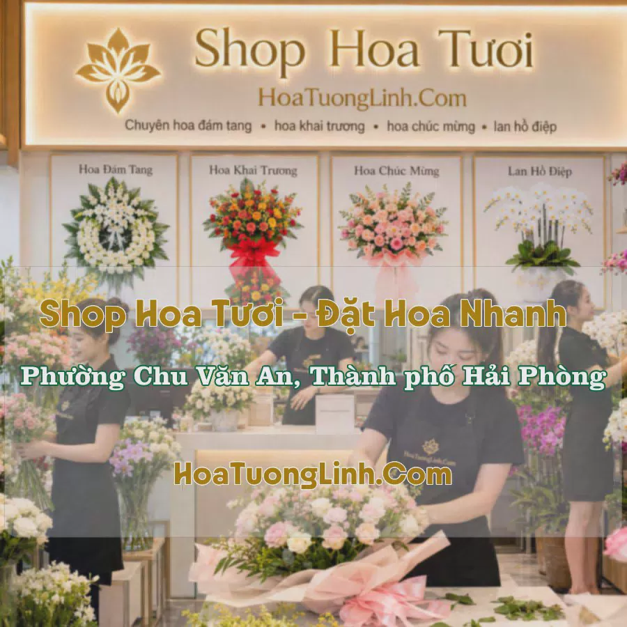 Shop Hoa Phường Chu Văn An, Hải Phòng - Thiết Kế Theo Yêu Cầu