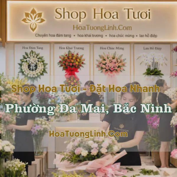 Shop Hoa Phường Đa Mai, Bắc Ninh - Nhiều Kiểu Dáng