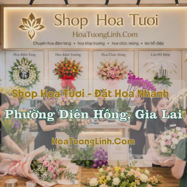 Shop Hoa Phường Diên Hồng, Gia Lai - Nhiều Kiểu Dáng