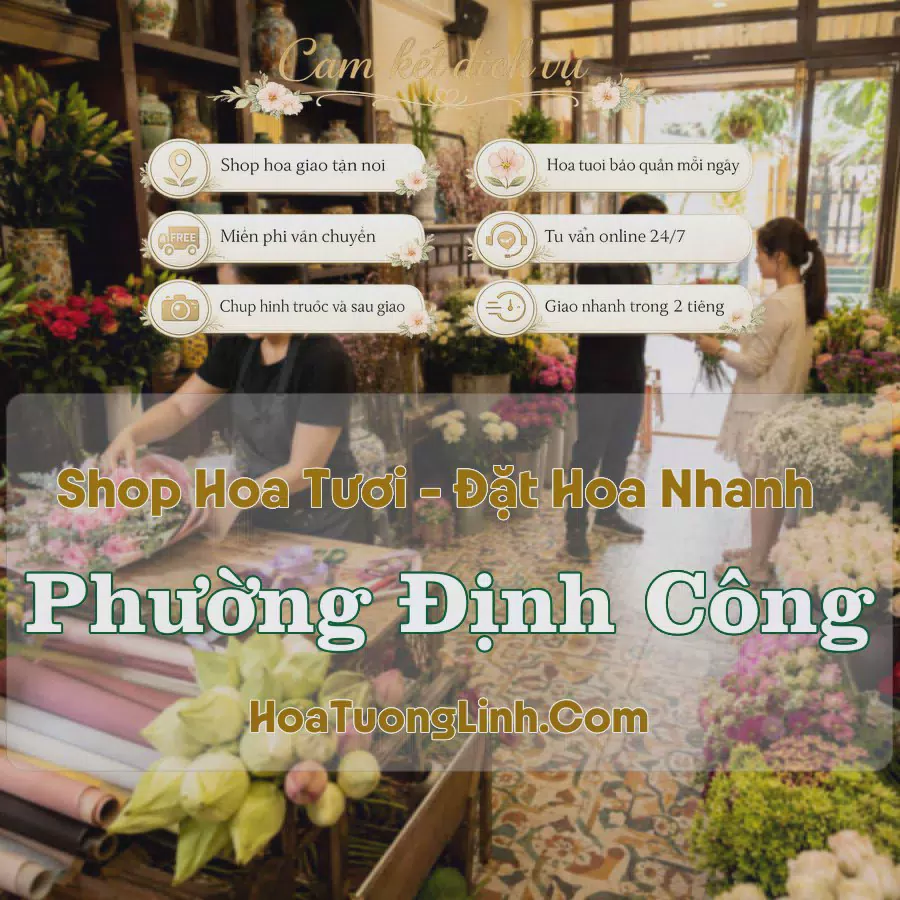 Shop Hoa Tươi Phường Định Công - Hà Nội