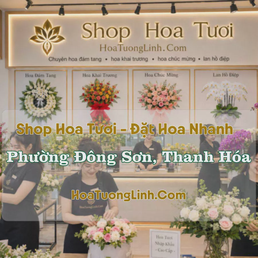 Cửa Hàng Hoa Tươi Phường Đông Sơn, Thanh Hóa - Tư Vấn Chọn Mẫu