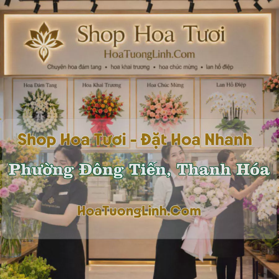 Shop Hoa Phường Đông Tiến, Thanh Hóa - Nhiều Kiểu Dáng