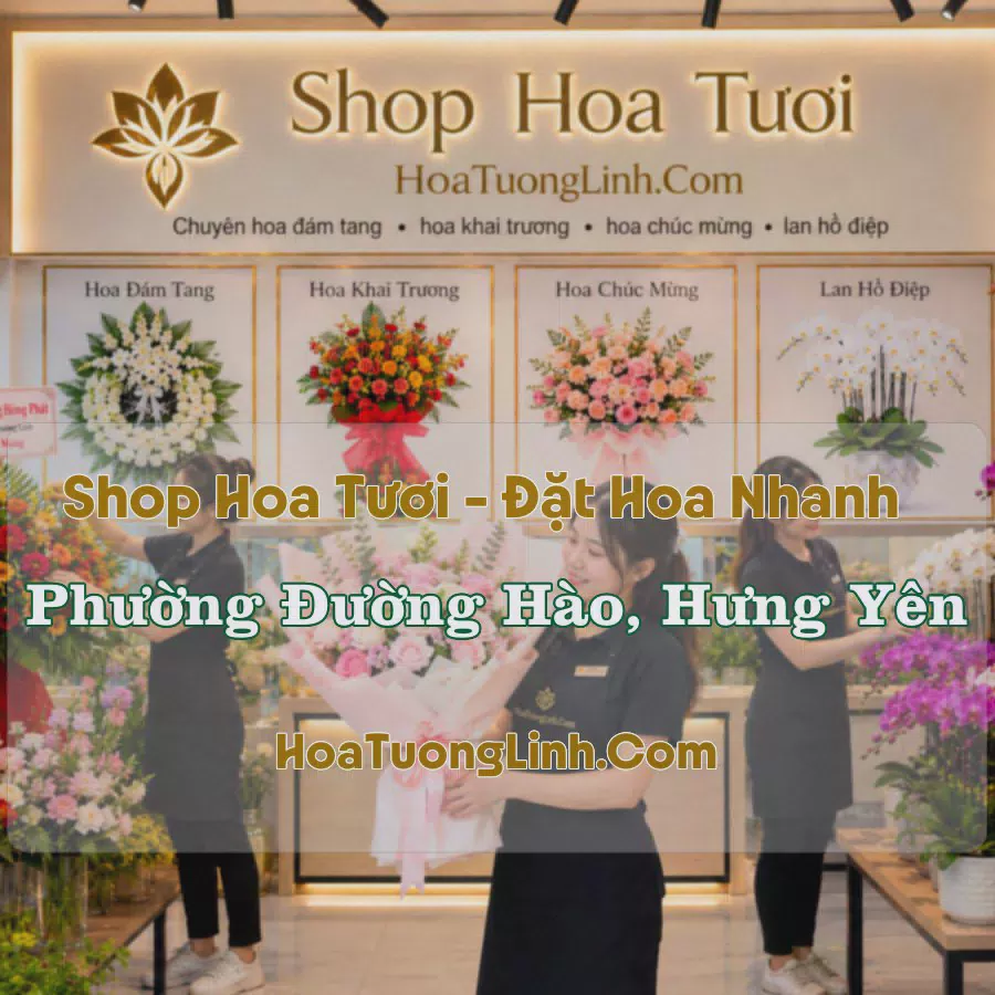 Cửa Hàng Hoa Tươi Phường Đường Hào, Hưng Yên - Tư Vấn Chọn Mẫu